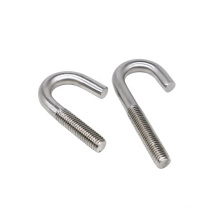 High Quality M12*70 White Zinc Plated Carbon Steel Full Thread Stainless Steel 304 316 A2 A4 J Bolts